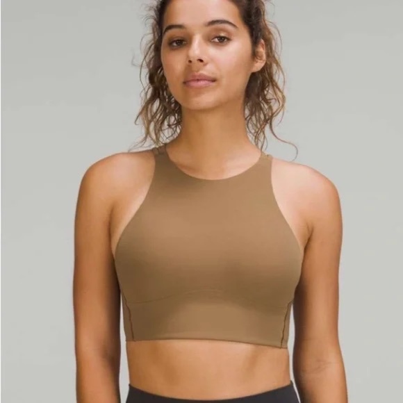 Lululemon Like a Cloud High-Neck Longline Bra B/C Cup - Artifact Size 6 - Picture 1 of 5